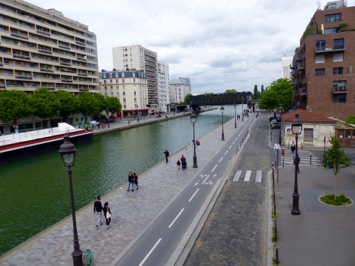 la Villette,canal, Ourcq