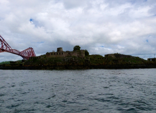 Edinburgh,le firth, la Forth, Inchcolm, phoques, macareux, ponts, Quenn's ferry